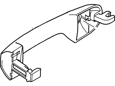Ford 9T1Z-6122404-AA Handle Assembly - Door - Outer