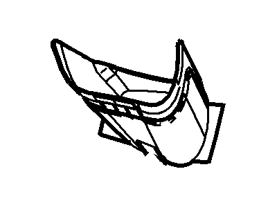 5G7Z-9671-AAPTM Ford Duct - Air, Passenger Side Illustration 1 of 1