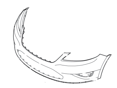 Ford DG1Z-17D957-AACP Bumper Assy - Front