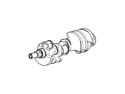Ford E-350 Super Duty Crankshaft - AL3Z-6303-B