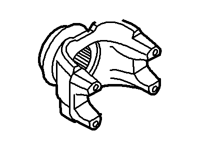 Ford 3C3Z-4851-AA Flange 3C3Z-4851-AA Ford Flange Illustration 1 of 1