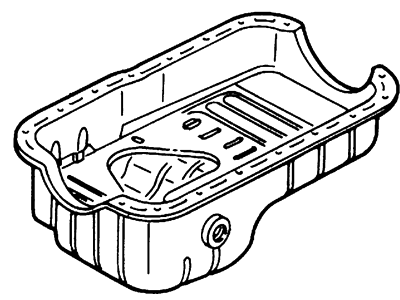 Mercury Oil Pan - F4XY6675A