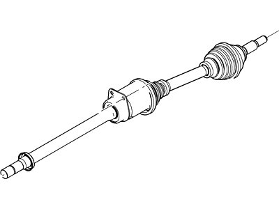 Ford CA5Z-3B436-D Shaft - Front Axle
