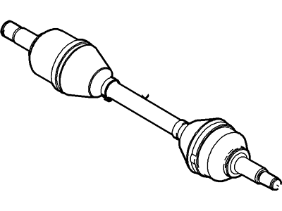 Ford 8A8Z-3B437-D Shaft - Front Axle