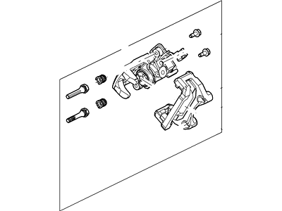 Lincoln 6E5Z-2V552-CRM Caliper Assy - Brake - Less Pads