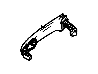 Lincoln BA1Z-7822404-B Handle Assy - Door - Outer