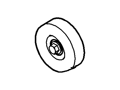2F2Z-6C348-AC Ford Pulley Illustration 1 of 1