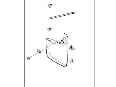 Ford BC3Z-16A550-EB Kit - Mudflap