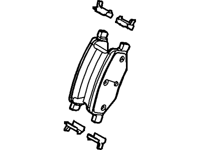 Ford DG1Z-2200-C Pad - Brake