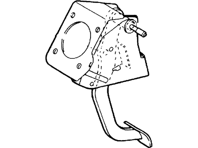 Ford YS4Z-2455-AA Pedal Assy - Brake