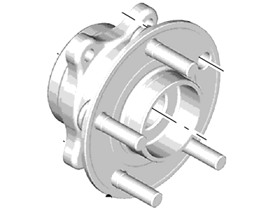 Ford DG9Z-1104-B Hub Assy - Wheel