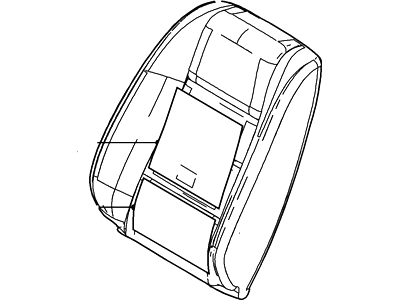 Ford 7R3Z-6364811-B Pad - Seat Back, Driver Side
