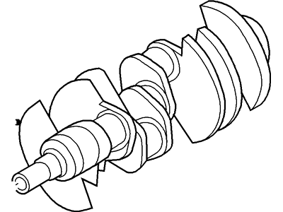Mercury 2C5Z-6303-AA Crankshaft Assy