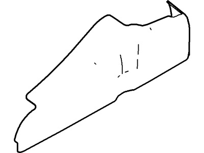 Ford 7L1Z-78613A96-AA Cover - Rear Seat Bracket, Passenger Side
