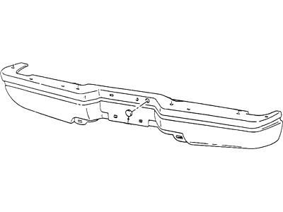 XL3Z-17906-BB Ford Bumper Illustration 1 of 1