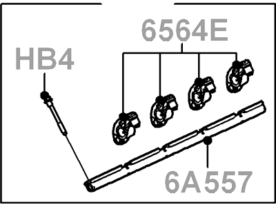 Ford AL3Z-6564-E Rocker Shaft