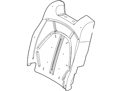 Lincoln DE9Z-7466800-A Pad - Rear Seat Back