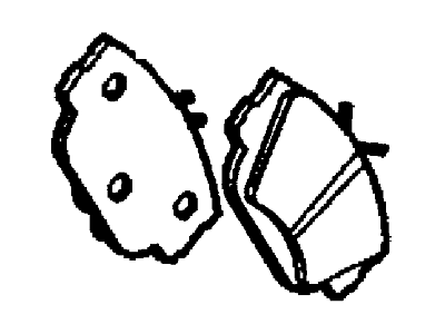 Lincoln Brake Pads - 2U2Z-2V001-ZA