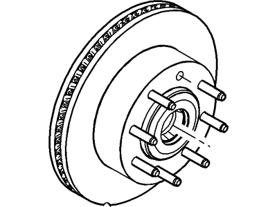 Ford 5U2Z-1V102-A Hub And Disc Assy