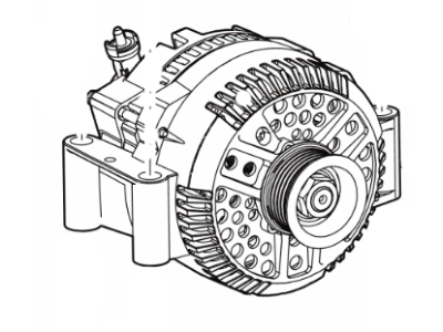 Mercury FU2Z-10V346-GRM Alternator Assy