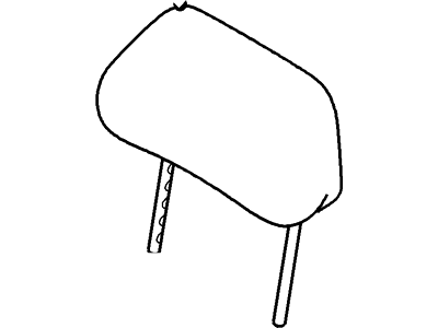 Ford 7S4Z-54610A60-A Headrest Pad 7S4Z-54610A60-A Ford Headrest Pad Illustration 1 of 1