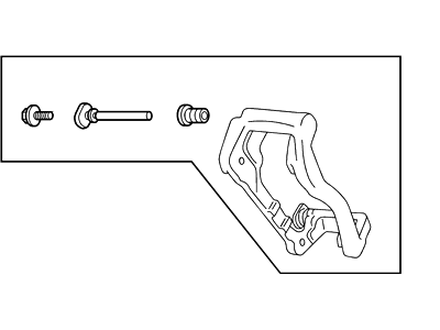 Mercury 6W1Z-2B292-AA Bracket - Brake Caliper