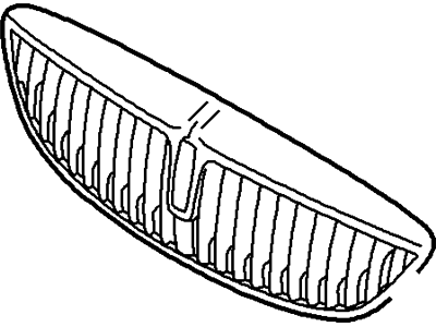 Lincoln 2W4Z-8200-AAA Grille Assy - Radiator