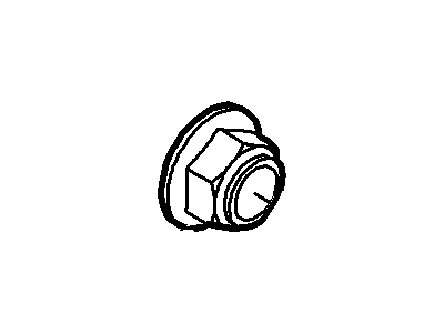 Ford -W708176-S441 Nut - Hex. - Flanged
