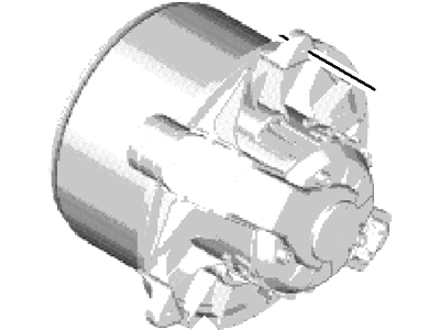 Ford AV1Z-19805-A Fan And Motor Assembly AV1Z-19805-A Ford Fan And Motor Assembly Illustration 1 of 1