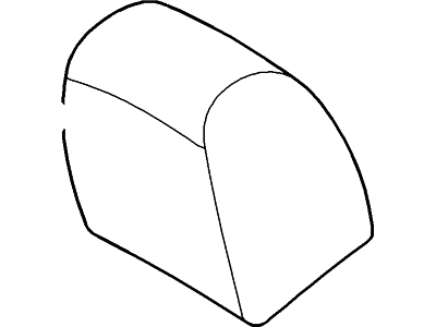 Lincoln DE9Z-74610A62-CA Cover - Headrest - Roll Type