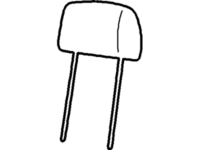 3L2Z-78611A08-JAA Ford Head Rest Assembly, Center Illustration 1 of 1