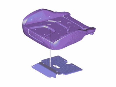 Ford GT4Z-58632A22-Q Pad - Seat Cushion