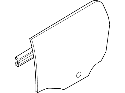 Ford YS4Z-5425596-AA Weatherstrip - Door Belt, Passenger Side