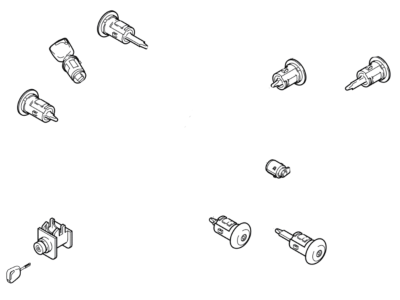 Ford BT1Z-7422050-B Lockset - Complete Vehicle