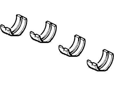 Mercury Lynx Crankshaft Thrust Washer Set - XW7Z-6D309-AKA