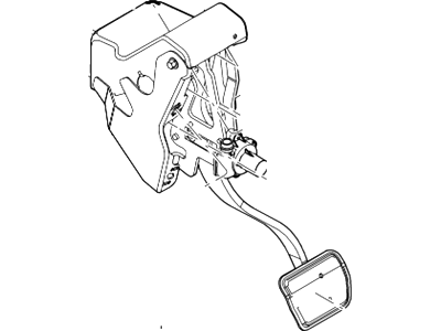 Lincoln 8L1Z-2455-B Pedal Assy - Brake