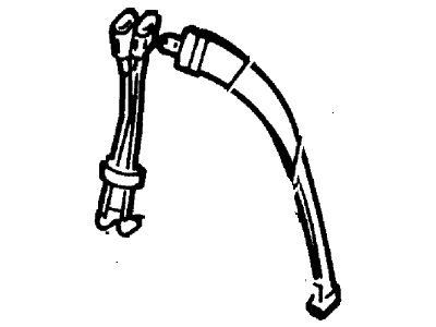 Ford 1C3Z-25611B60-AAA Belt And Buckle Assy               