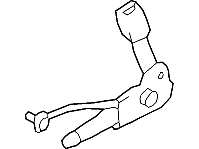 Ford 5L8Z-7861202-AAA Buckle Assy - Seat Belt