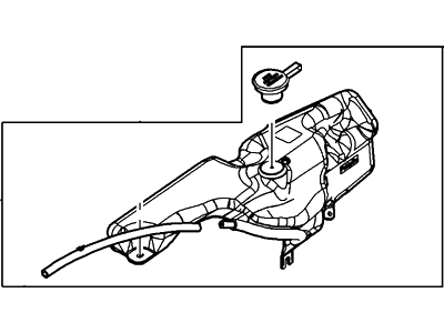 Ford 6L2Z-8A080-C Tank Assembly - Radiator Overflow