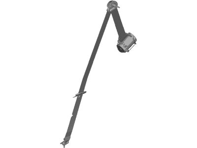 Ford DT1Z-17611B69-CA Seat Belt Assembly, Driver Side