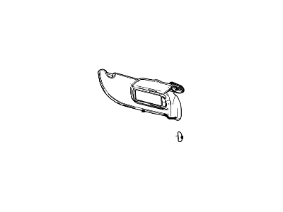 Ford 7L2Z-7804104-DB Visor Assy - Sun