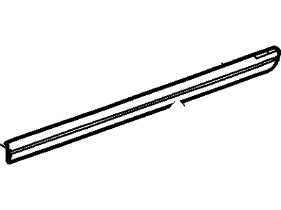 Ford 4F2Z-1620878-BAF Moulding - Door Outside, Passenger Side