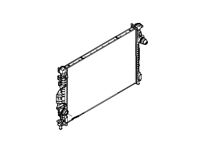 Ford CV6Z-8005-T Radiator Assy