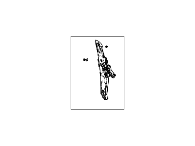 Ford CV6Z-5827000-B Regulator And Motor Assy - Window