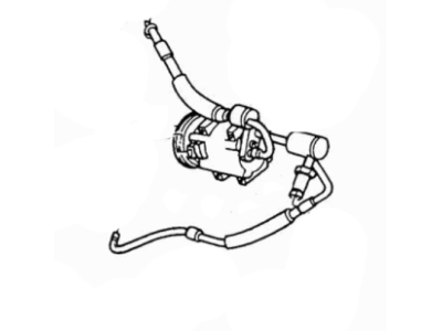 Mercury Sable A/C Hose - BU2Z-19D734-E