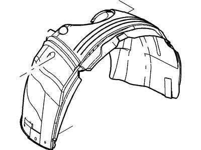 Ford YS4Z-16103-CA Guard, Driver Side