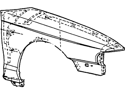 1998 Ford Mustang Fender - F6ZZ-16006-AA