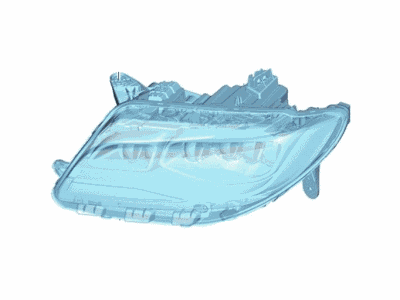 2017 Ford Fusion Headlight - HP5Z-13008-F