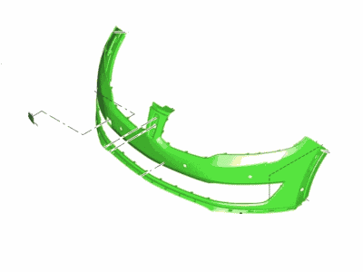 Lincoln FA1Z-17757-EPTM Bumper Assy - Front