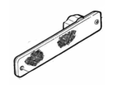Ford D3TZ-15A201-A Side Marker Lamp
